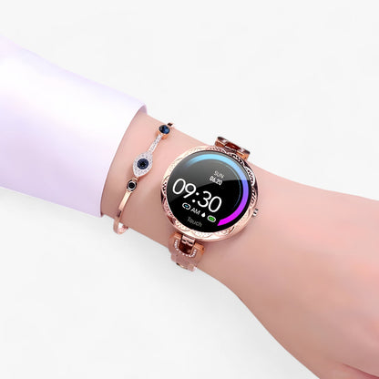 Womens Smartwatch Fitness Tracker Waterproof Elegant Health Monitor