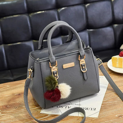 Women’s Tassel Handbag Stylish PU Leather Shoulder Bag with Spacious Design
