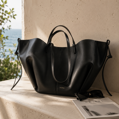 Women's Vintage Structured Tote Shoulder Bag