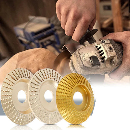 Wood Carving Grinding Disc Angle Grinder Wood Shaping Polishing Wheel for Woodworking
