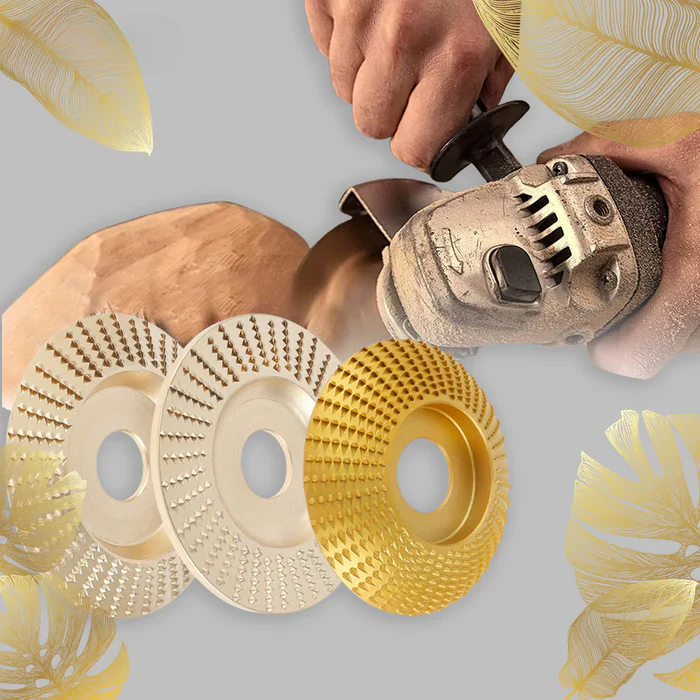 Wood Carving Grinding Disc Angle Grinder Wood Shaping Polishing Wheel for Woodworking
