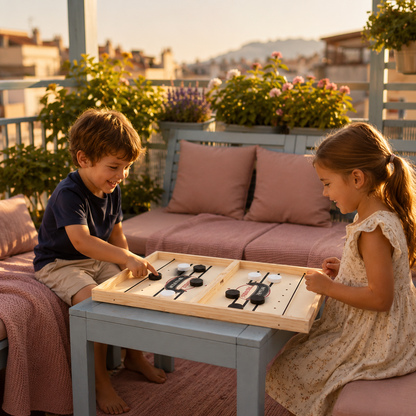 Wooden Catapult Tabletop Game for Family Play