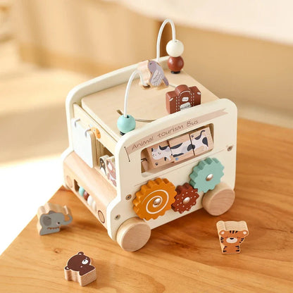 Wooden Montessori Learning Toy for Toddlers Educational Wooden Toy for Motor Skills Creativity and Early Development
