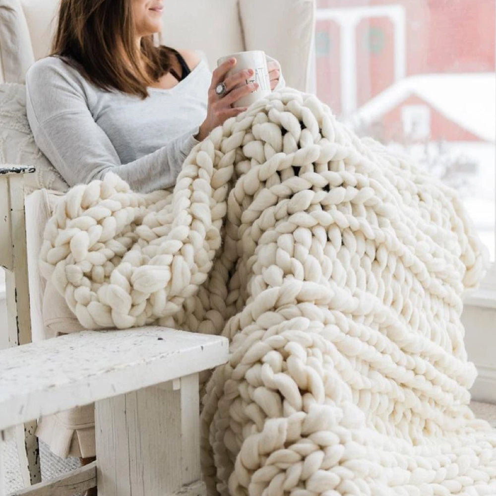XXL Chunky Knit Yarn Extra Thick Soft Hand Knitting Wool