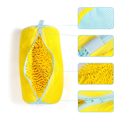 Zippered Shoe Washing Bag For Sneakers And Laundry Care